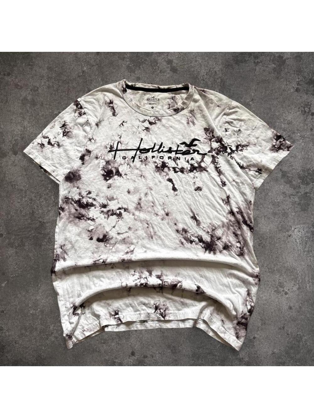 Beautful Hollister Co. tie-dye cotton t-shirt